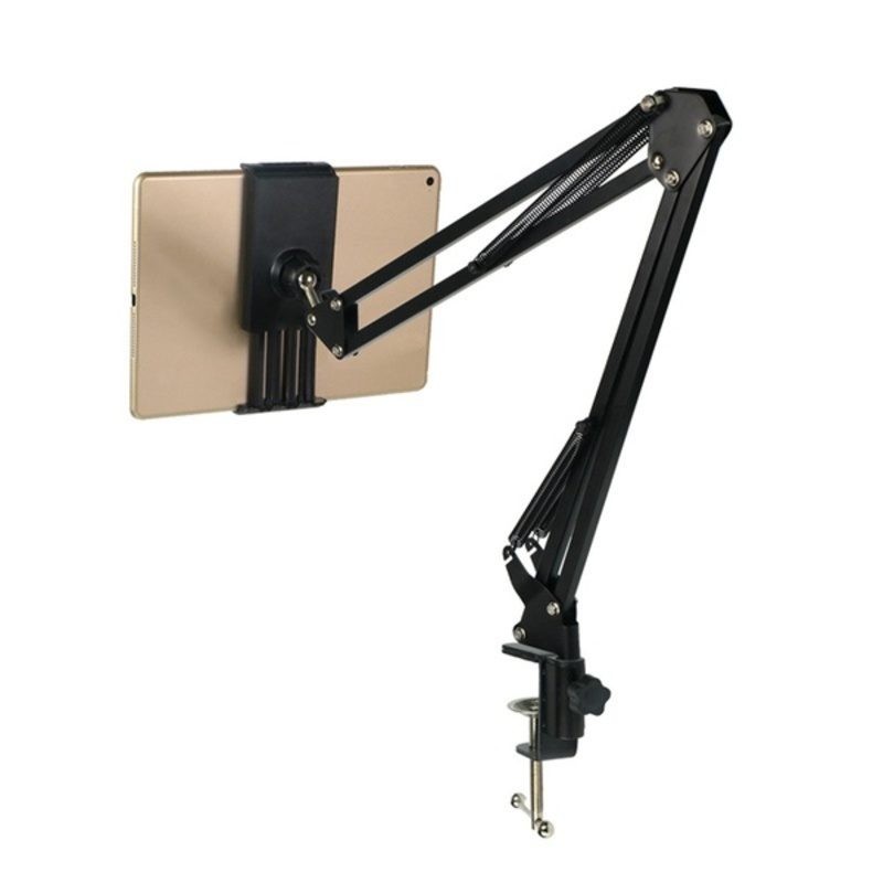 Adjustable Tablet Stand Heavy Duty Desktop Phone iPad Holder Mount