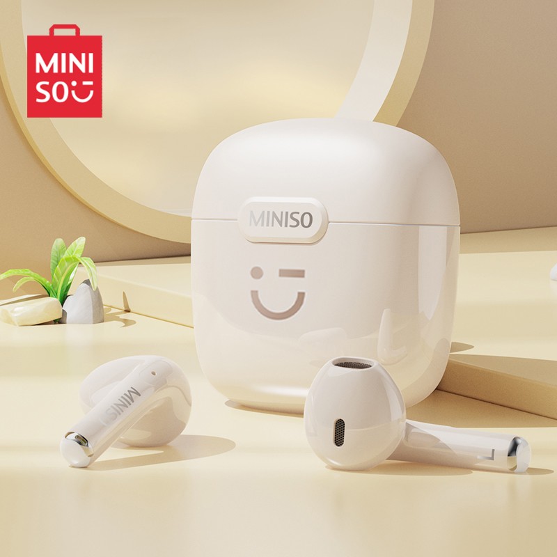 Original MINISO M06 Wireless Bluetooth V5.3 Headset  Stereo Gaming Sports Earphones, Noise Reduction Headphones with Mic