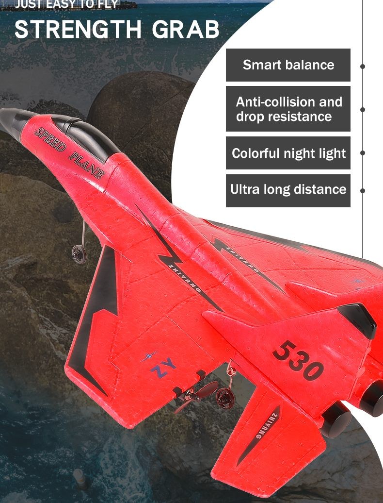 Drone, EPP Remote Control Aircraft, MIG 530 Model Design, Big Size