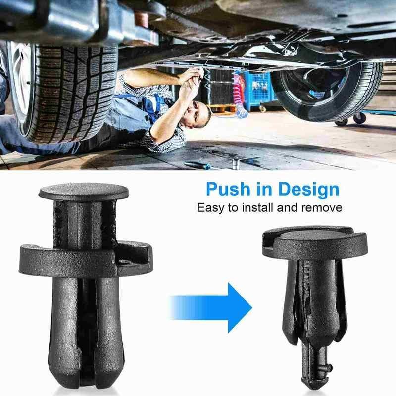 500pcs Car Fastener Clip Bumper Fender Trim Plastic Rivet Auto Clips