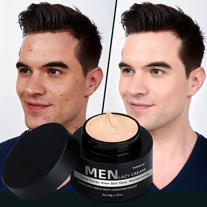Men's Full Coverage Concealer - Moisturizer & Skin Tone Corrector