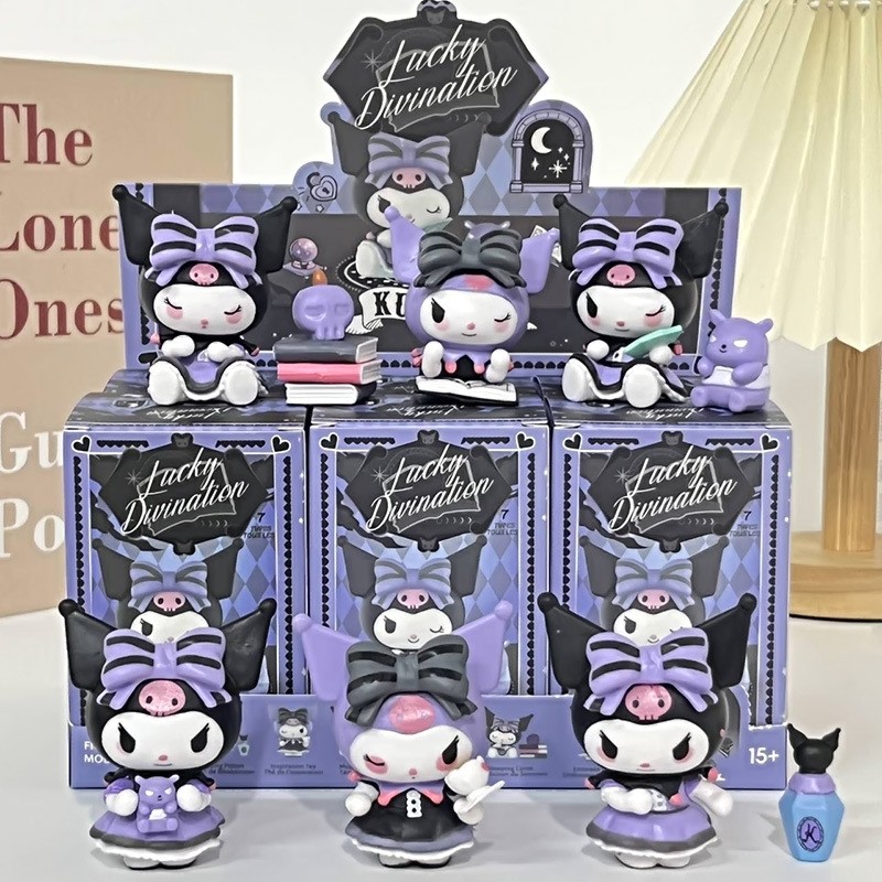 MINISO Mystery Box Kuromi Magic Series Doll Collection  Kawaii Halloween Birthday Gift, Desk Decoration, Blind Anime Figure