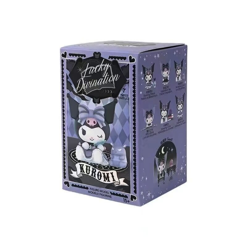 MINISO Mystery Box Kuromi Magic Series Doll Collection  Kawaii Halloween Birthday Gift, Desk Decoration, Blind Anime Figure