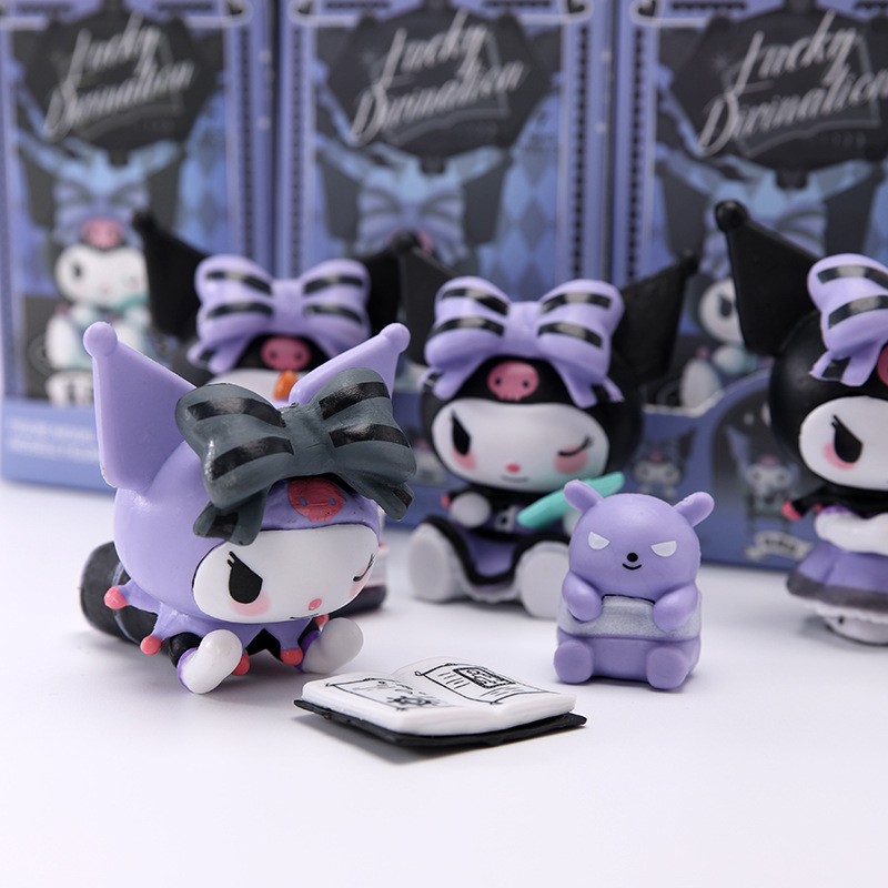 MINISO Mystery Box Kuromi Magic Series Doll Collection  Kawaii Halloween Birthday Gift, Desk Decoration, Blind Anime Figure