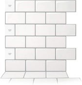 Self Adhesive Wallpaper 3D Wall Tiles 5 Sheets