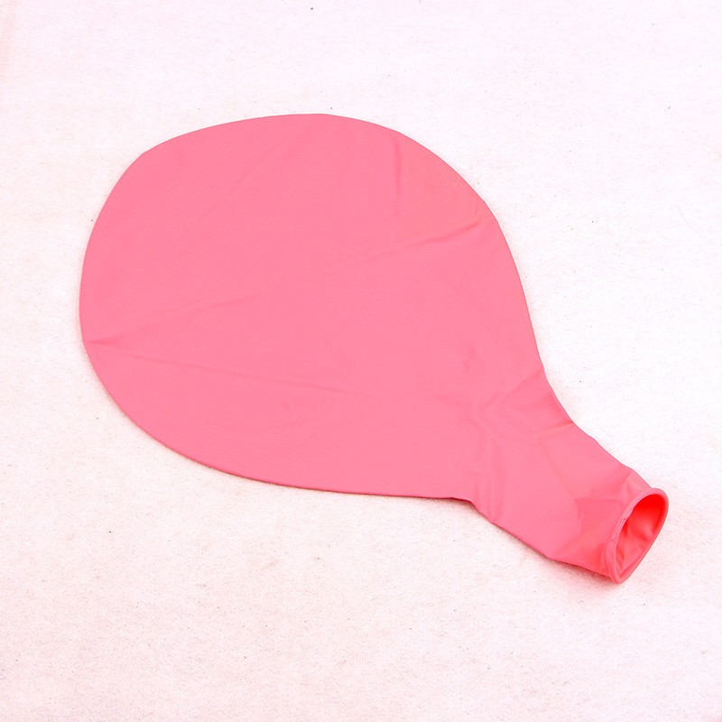 10pcs 36-Inch Giant Pink Balloons - Round Inflatable Latex for Room Decor, Birthday Parties, and Weddings