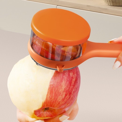 Customize Kitchen Multi-Functional Peeler With Bucket Storage Scratcher Fruit Peeling Knife Storage Peeler Kitchen Gadgets