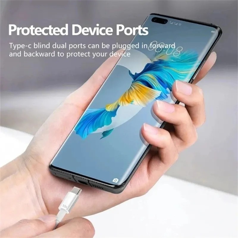 120W 10A Type-C Quick Charging Cable - Super Fast Charge Data Cord