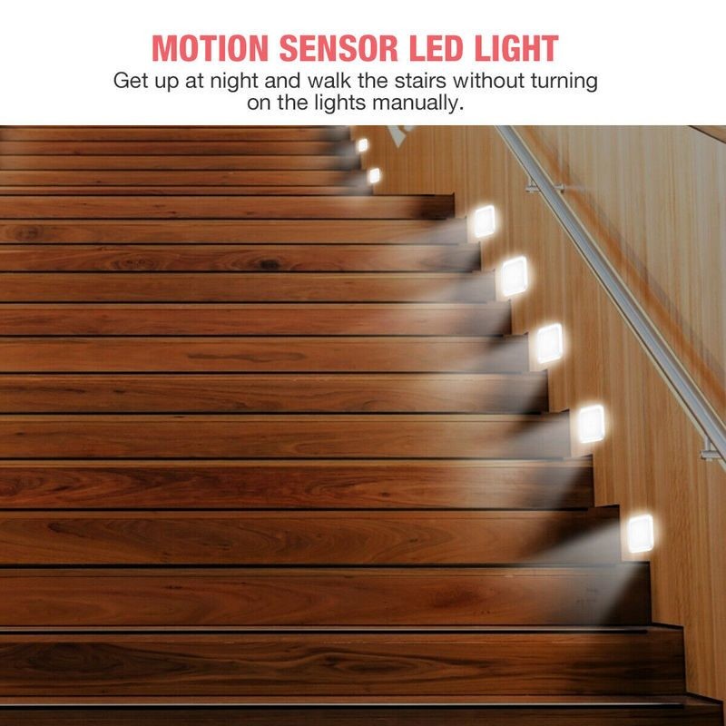 4pcs Motion Sensor Closet Lights
