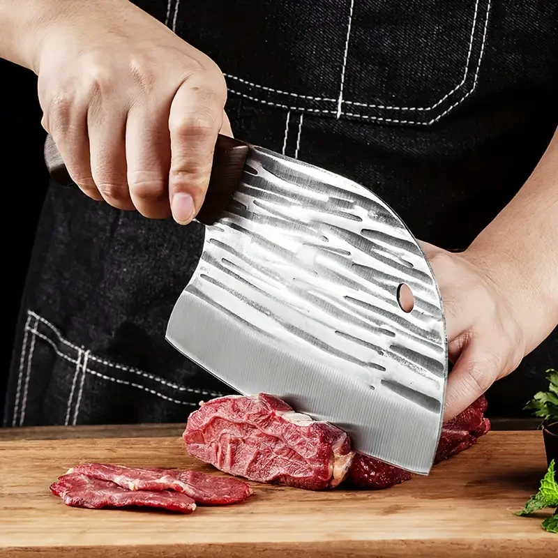 8PCS Professional Chef Butcher's Knife Set â High Carbon Steel Japanese Kitchen Knives + Storage Bag