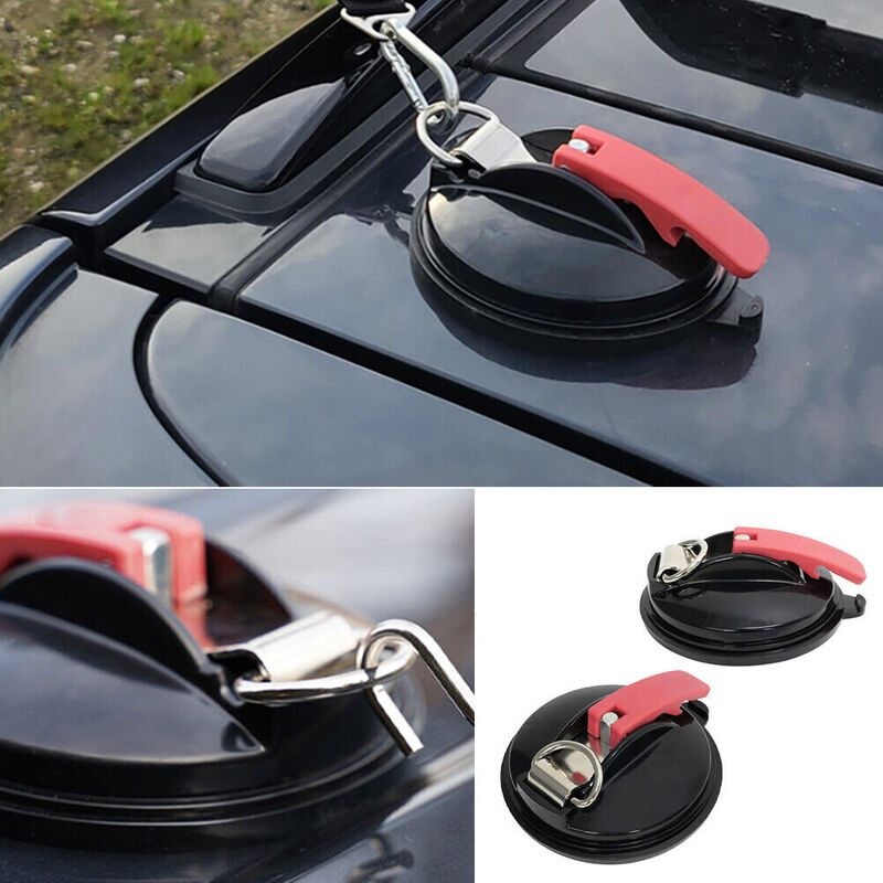Suction Cup Anchors Camping Tarp Car Side Awning Securing Hooks