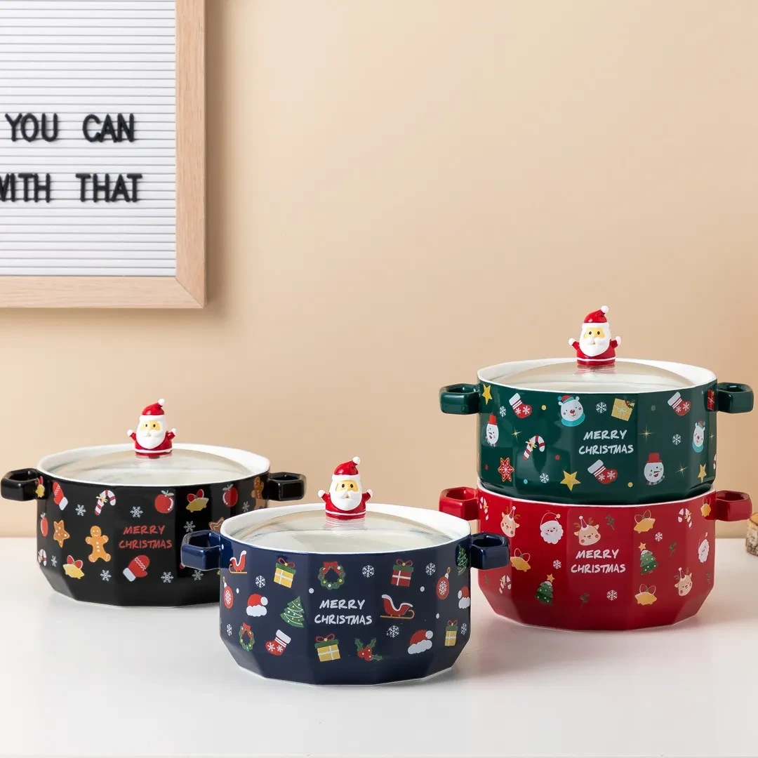 Creative Ceramic Student Rice Bowl Cartoon Personality Salad