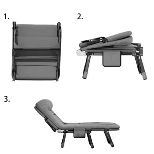 Portable Folding Bed â Aluminum Frame, Adult Size