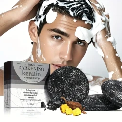 60g Darkening Shampoo Soap Bar â Enriched with Polygonum & Charcoal