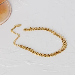Light Luxury Irregular Naked Chain Bracelet Clavicle Necklace