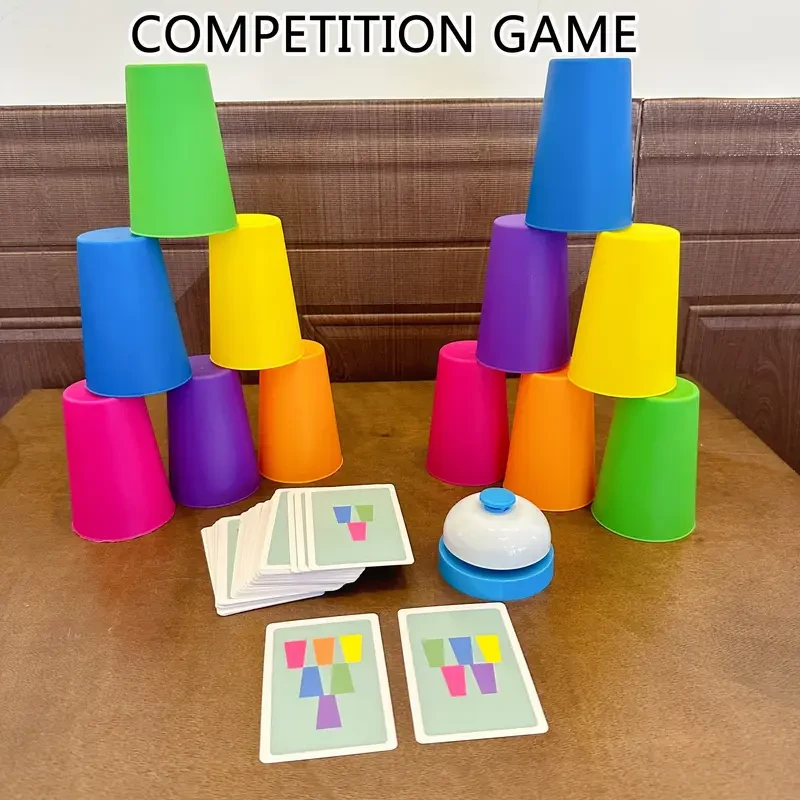 54 Cards, 12 Cups, 1 Bell Game Set