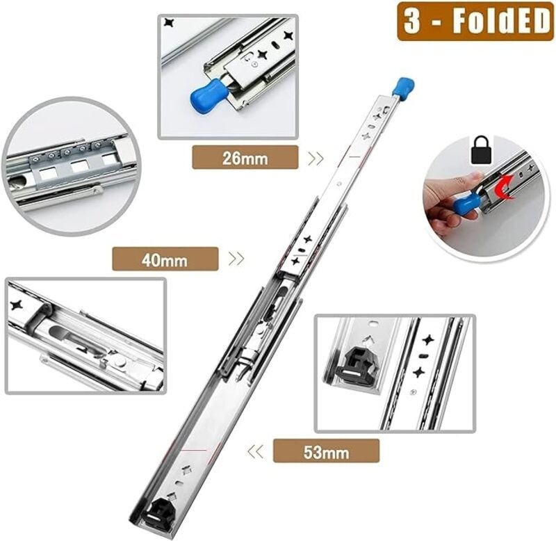 900mm Drawer Slides Runner