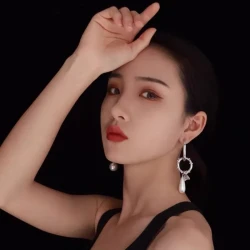 S925 Silver Needle Trendy Earrings