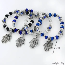 Devil's Eye Beaded Bracelet