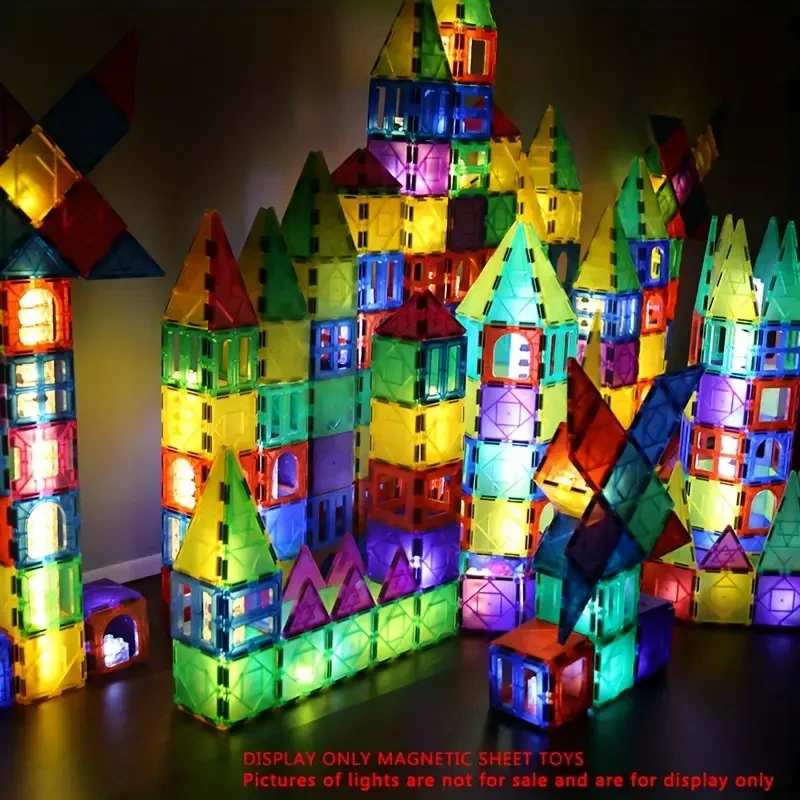 KIDNOAM 102pcs Magnetic Building Blocks â Vehicle-Themed Construction Toys