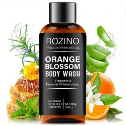 100g Orange Blossom Menâs Body Wash â Moisturizing & Exfoliating