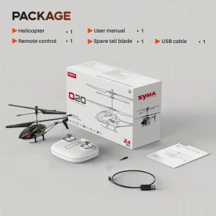 SYMA Q20 UFO RC Helicopter – Easy-to-Fly Indoor Aircraft