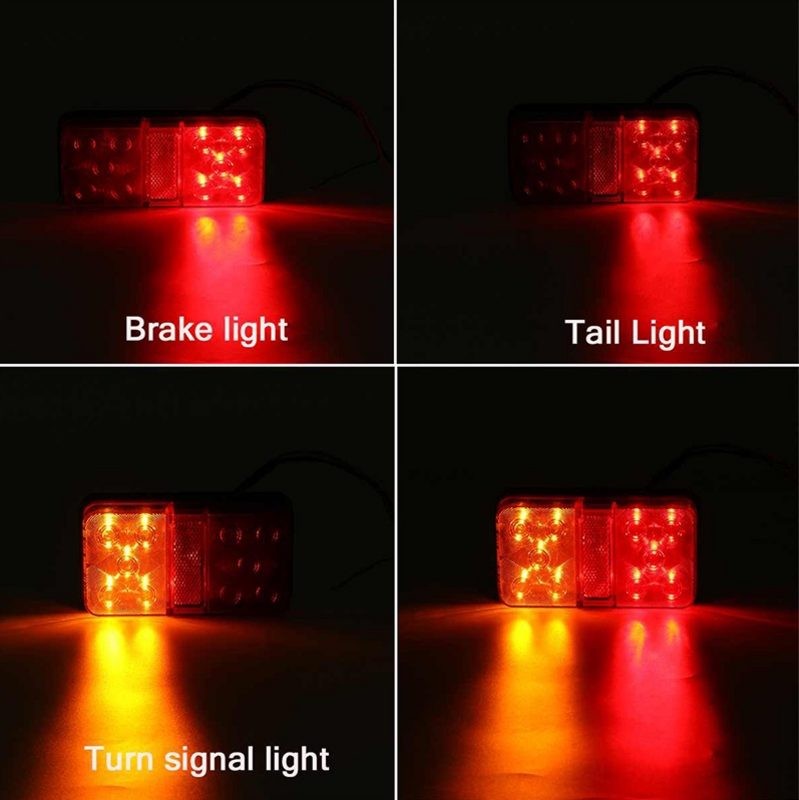 12V Led Trailer Tail Lights Truck Caravan Ute Boat Light