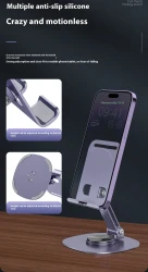 Metal Rotating Desktop Folding Mobile Phone Bracket