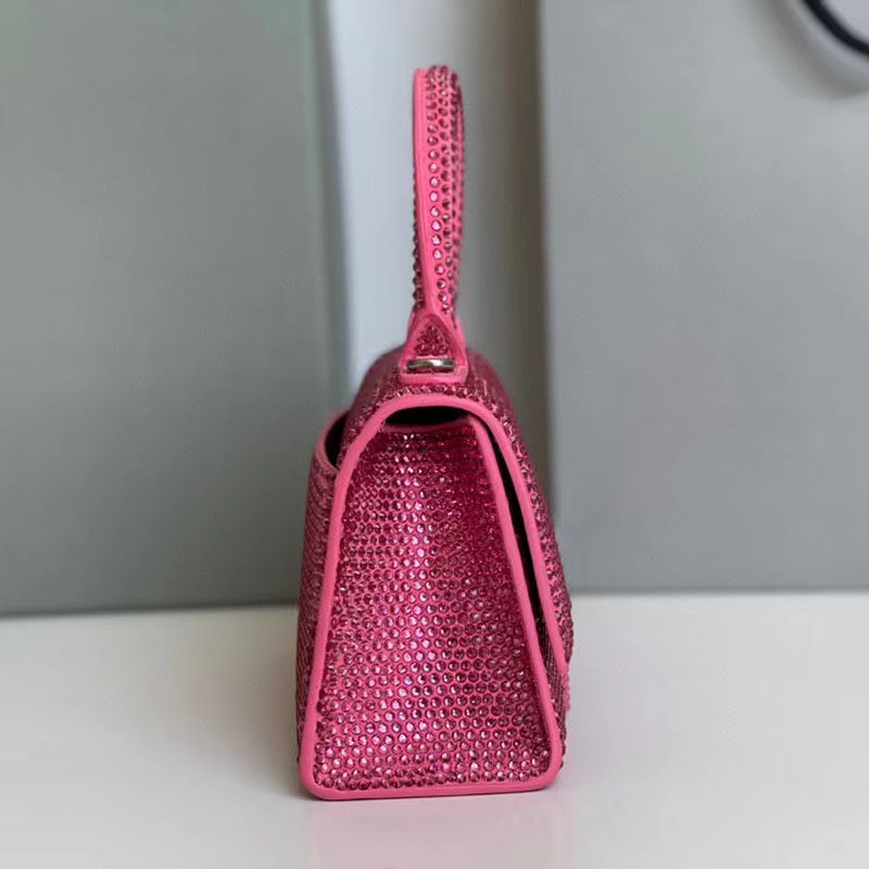 Pure Hand Heavy Work Full Diamond Lingbling Hourglass Bag