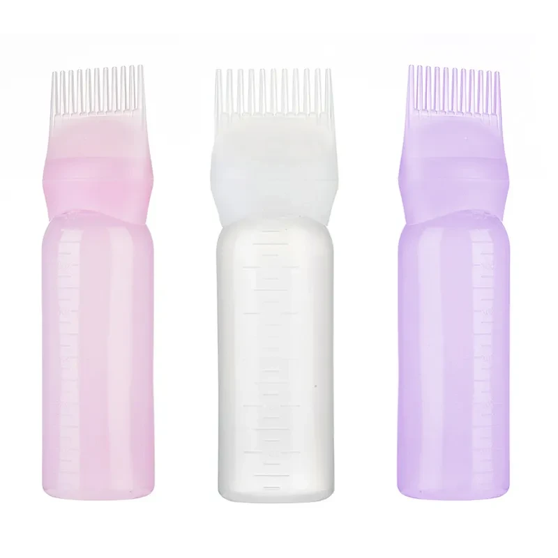 Hair Dye Bottle Comb Tooth Bottle Color Cream Hair
