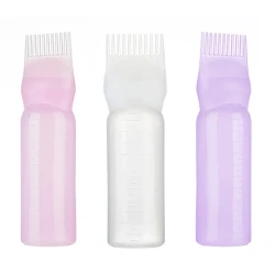 Hair Dye Bottle Comb Tooth Bottle Color Cream Hair