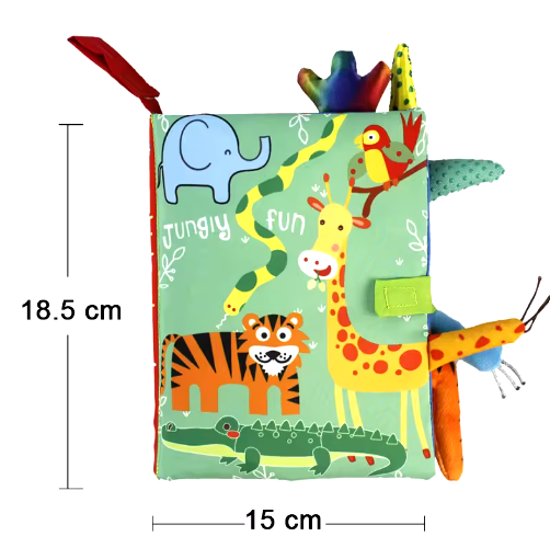 New Baby Rattles Mobiles Toy Soft Animal Cloth Book Newborn Stroller Hanging Bebe Early Learning Educate Baby Toys Kids Gifts