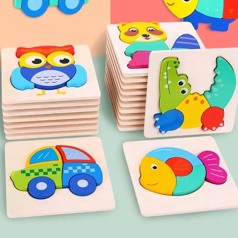 Children's Three Dimensional Wooden Puzzle