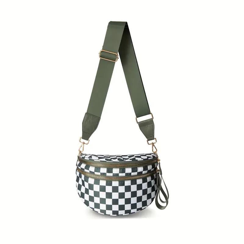 ashionable All-match Oxford Cloth Large Capacity Waist Bag