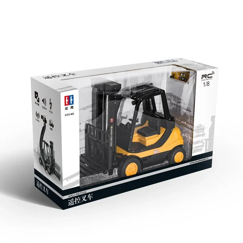 Remote Control Engineering Vehicle Lifting Forklift Simulation Electric Toy
