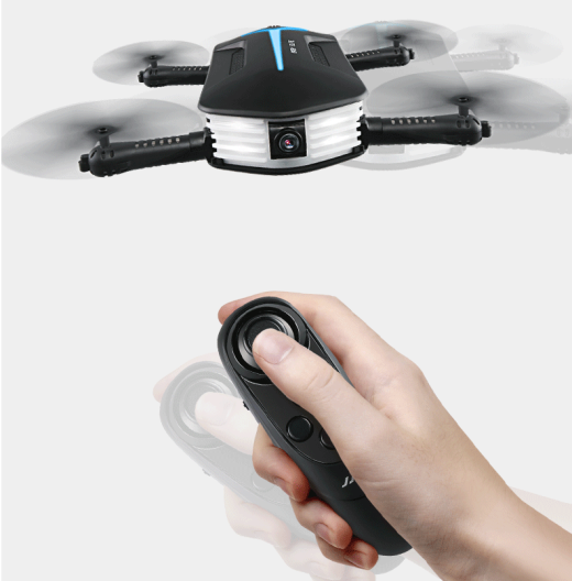 Gravity-sensing Four-axis Remote Control HD Camera Folding Aircraft