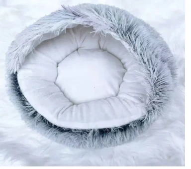 Pet Winter Bed Round Plush Warm