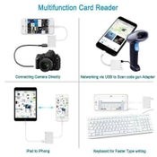 4 in 1 Lightning to USB SD Camera Card Reader Adapter