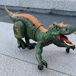 Remote Control Tyrannosaurus Rex Dinosaur Toy – Glowing Spray