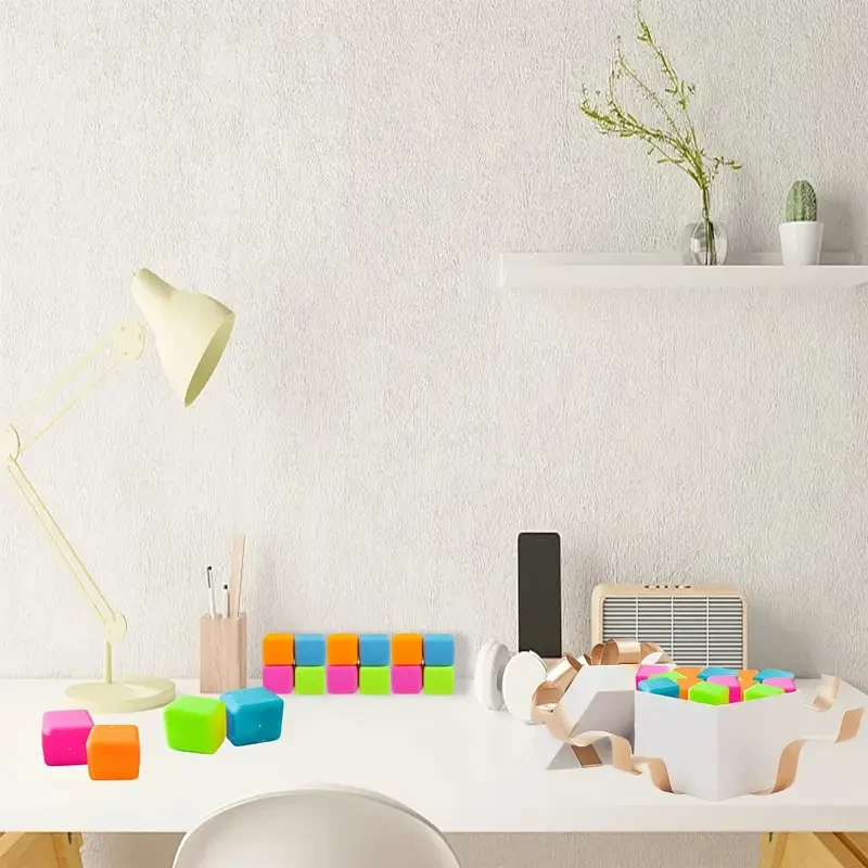 20pcs Relax Squishy Cubes - Colorful
