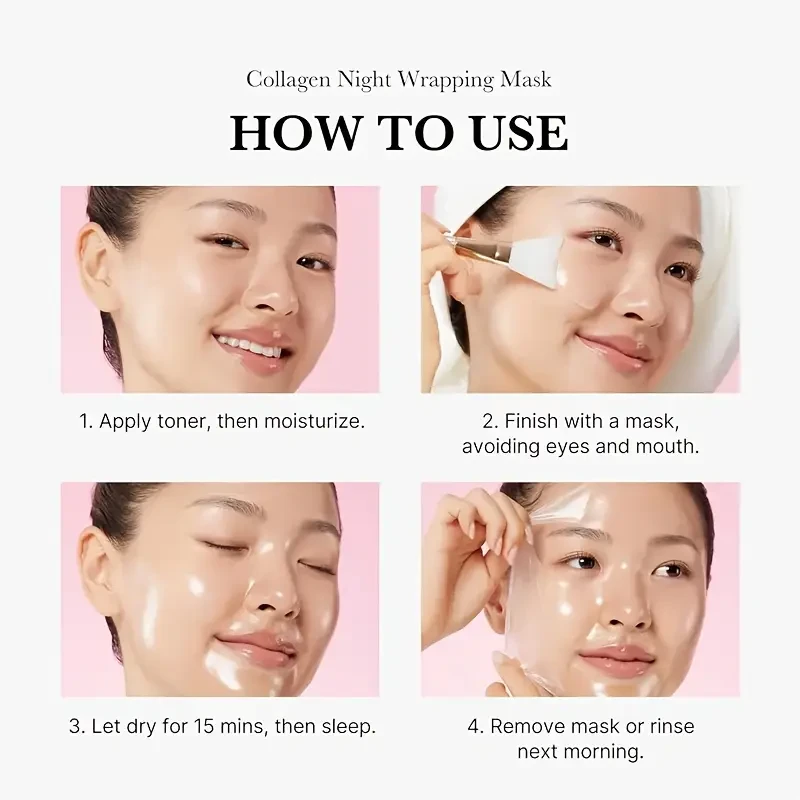 Medicube Collagen Overnight Mask Set with Applicator Brush