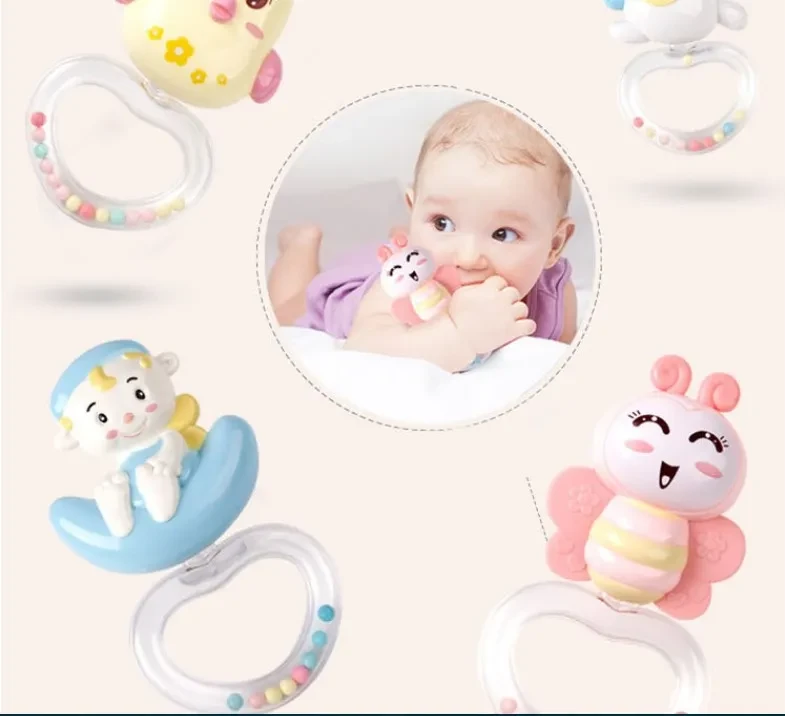 Baby Rattles Crib Mobiles Toy Holder Rotating Mobile Bed Bell Musical Box Projection Newborn Infant Baby Boy Toys