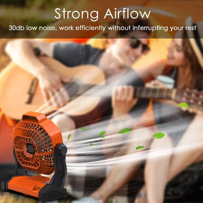 Portable Camping Fan Rechargeable