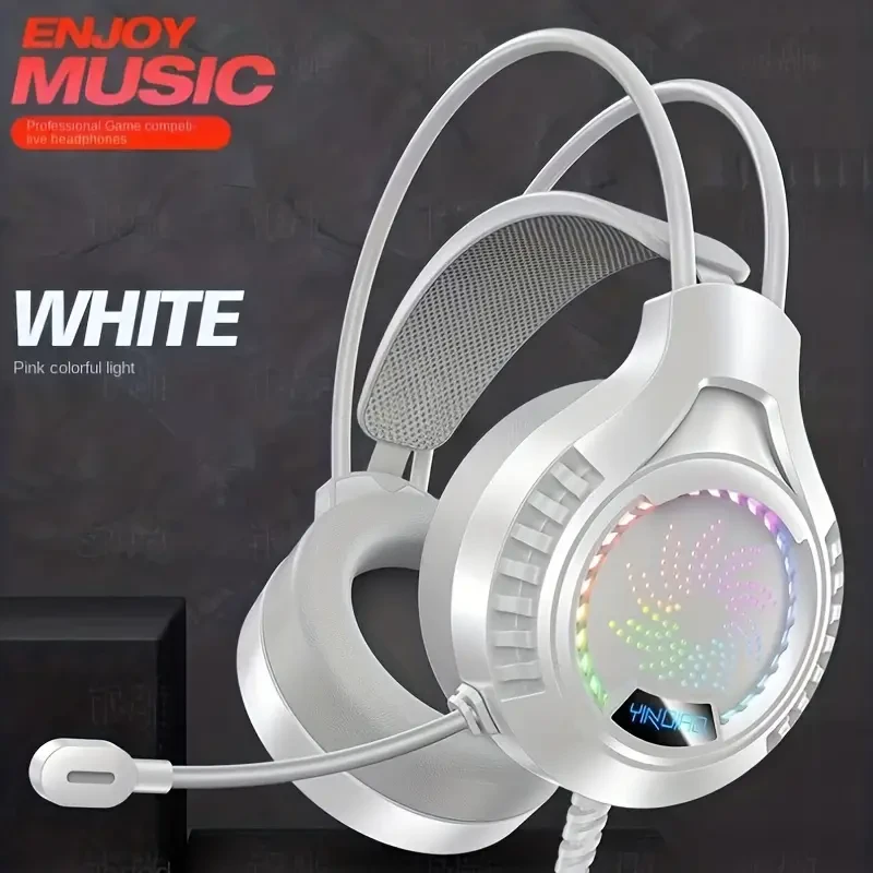 White Gaming Bundle – Keyboard, Mouse, Headset for PC