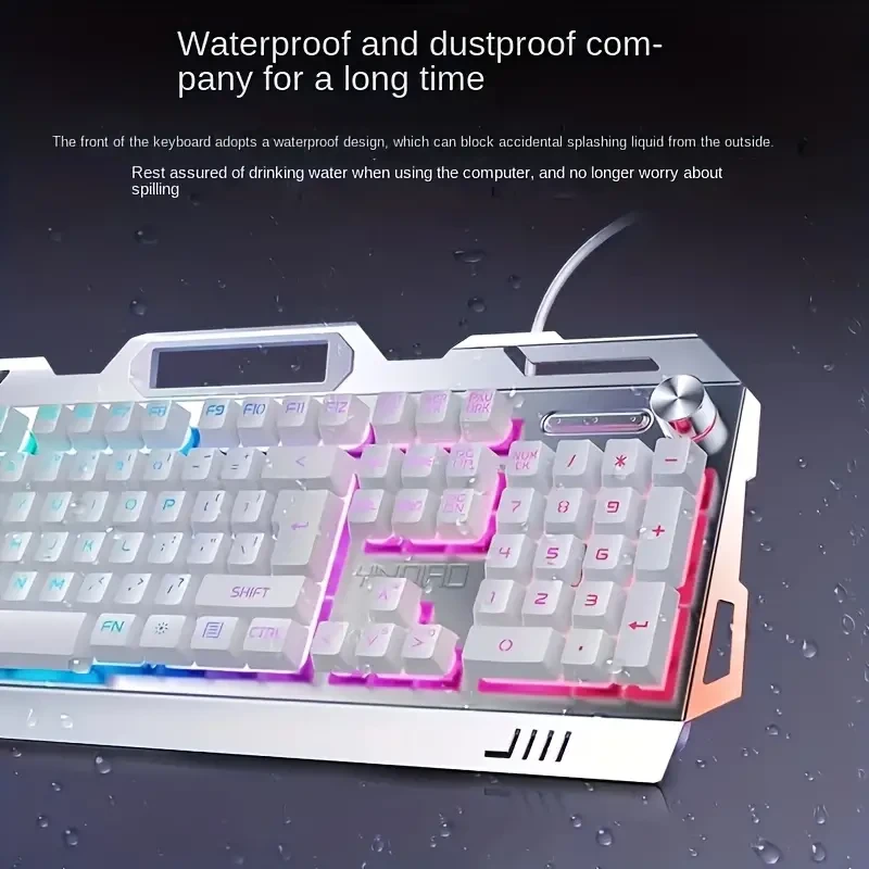 White Gaming Bundle – Keyboard, Mouse, Headset for PC