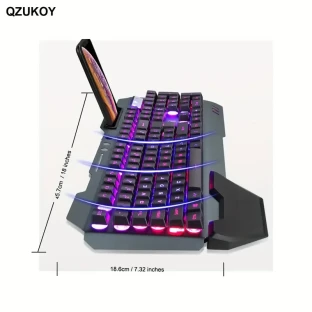 QZUKOY Gaming Keyboard & Mouse Set
