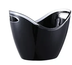 Thickened Plastic Transparent Ingot Ice Bucket Acrylic Champagne Bucket