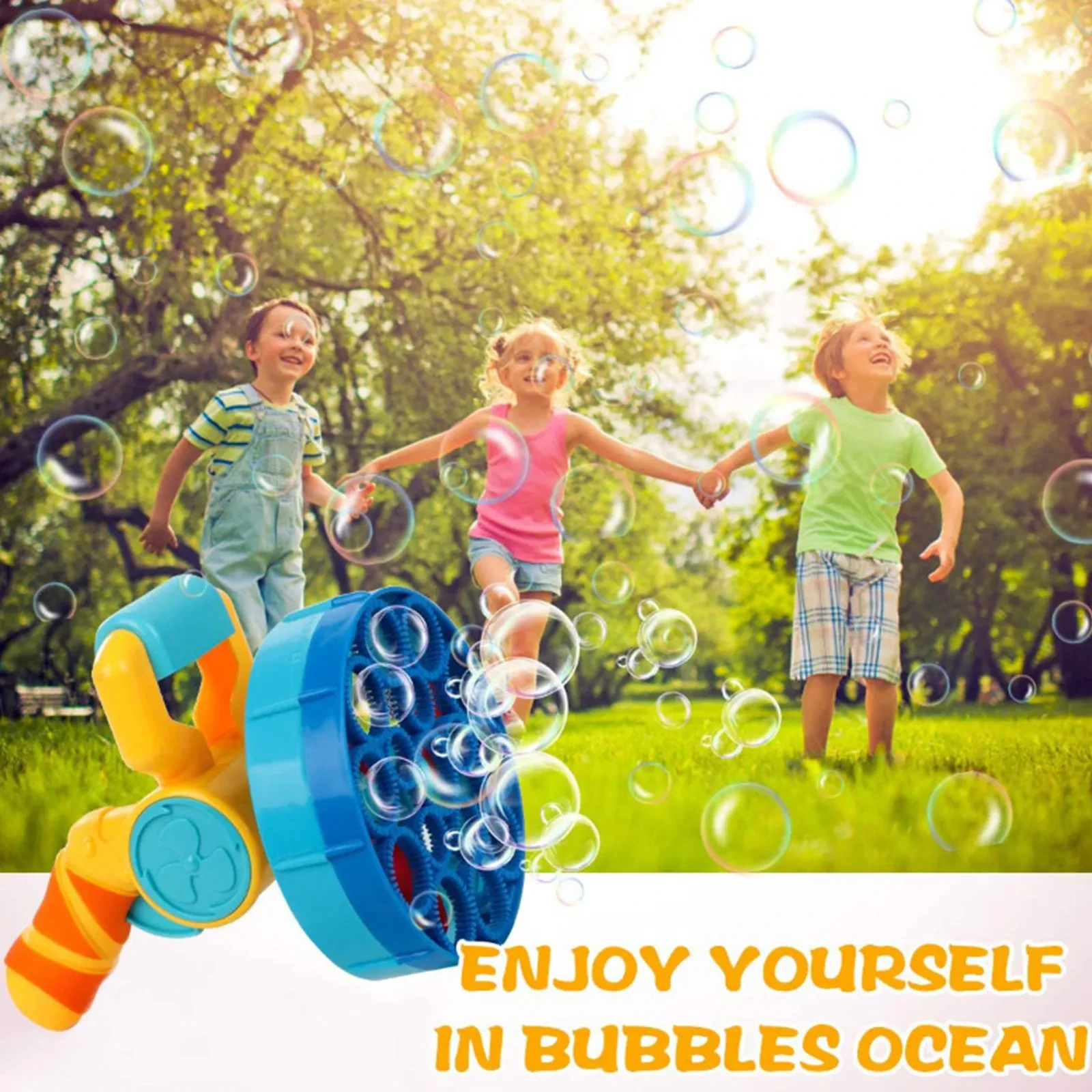 Bubble 2 In 1 Outdoor Party Atmosphere Conversion Automatic Electric Bubble Machine