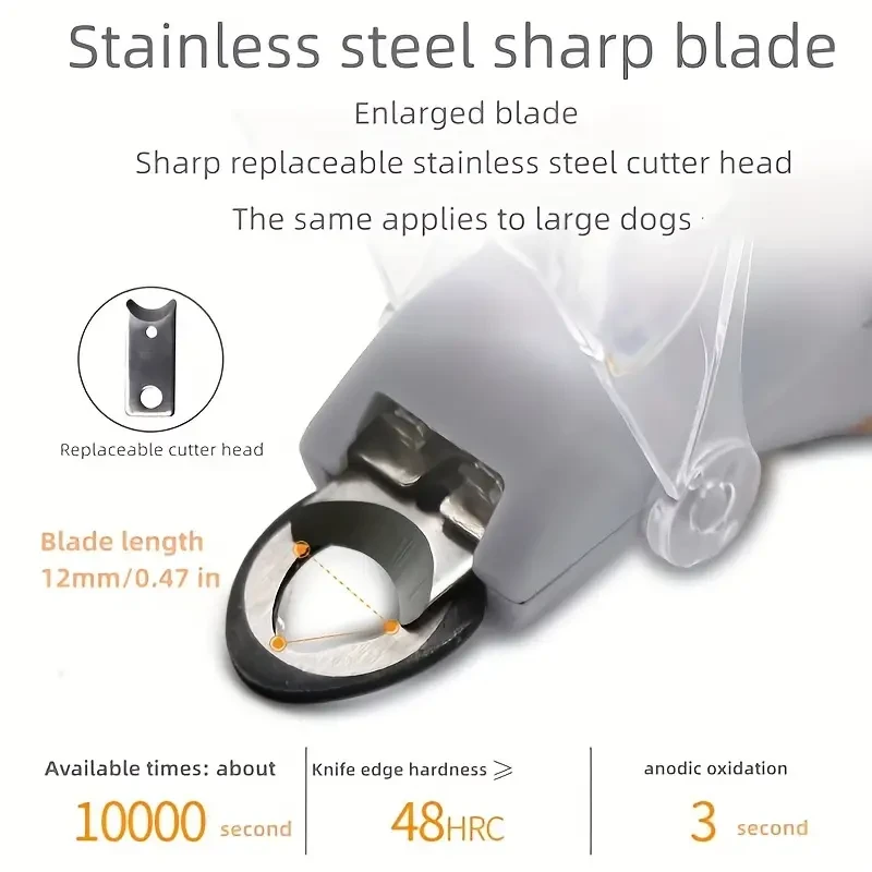 LED Pet Nail Clipper for Safe Dog and Cat Paw Grooming