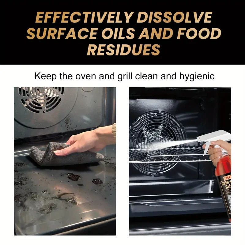 3.38oz Stovetop & Oven Foam Cleaner - Stain Remover & Degreaser